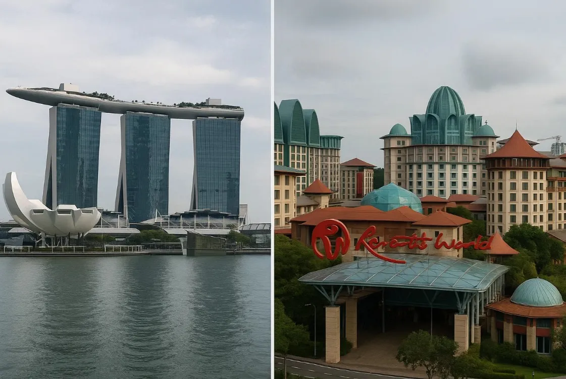 Сравнение казино Marina Bay Sands и Resorts World Sentosa
