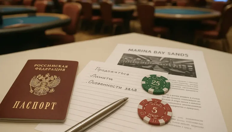Как подготовиться к игре в Marina Bay Sands: документы, лимиты и особенности зала в 2025